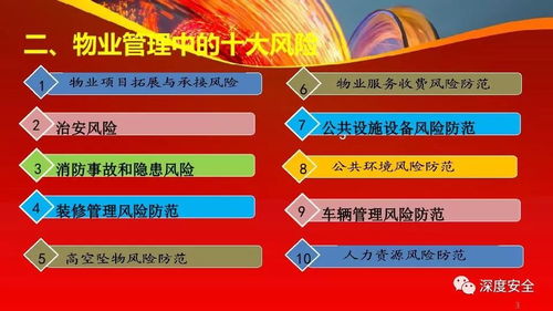物業管理風險分析與防范 構建安全高效的運營體系